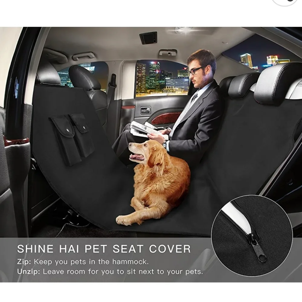 Waterproof Car Backseat Cover w Pockets Hammock Style Gift with Purchase nwt